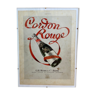 G.H. Mumm advertising poster