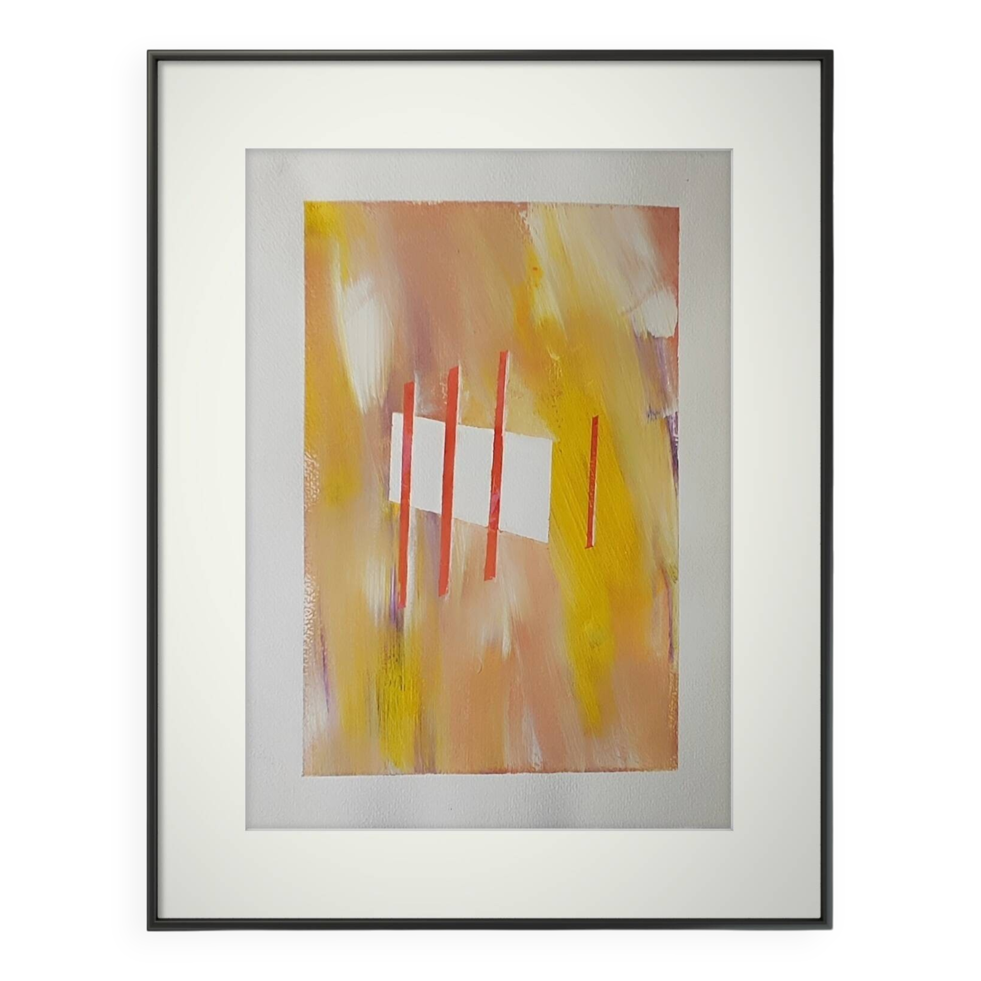 Minimalist geometric painting