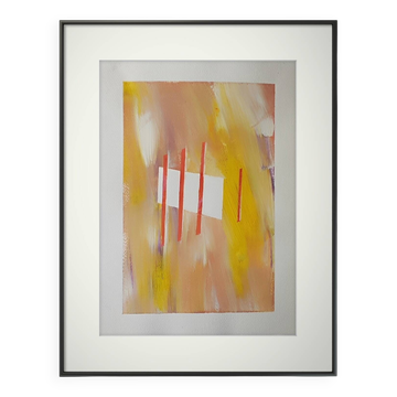 Peinture géomtrique minimaliste