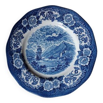 Wedgwood blue plate