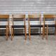 4 vintage Scandinavian teak chairs from the 1970s, Svegards Markaryd.
