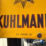 Enamelled plate Kuhlmann
