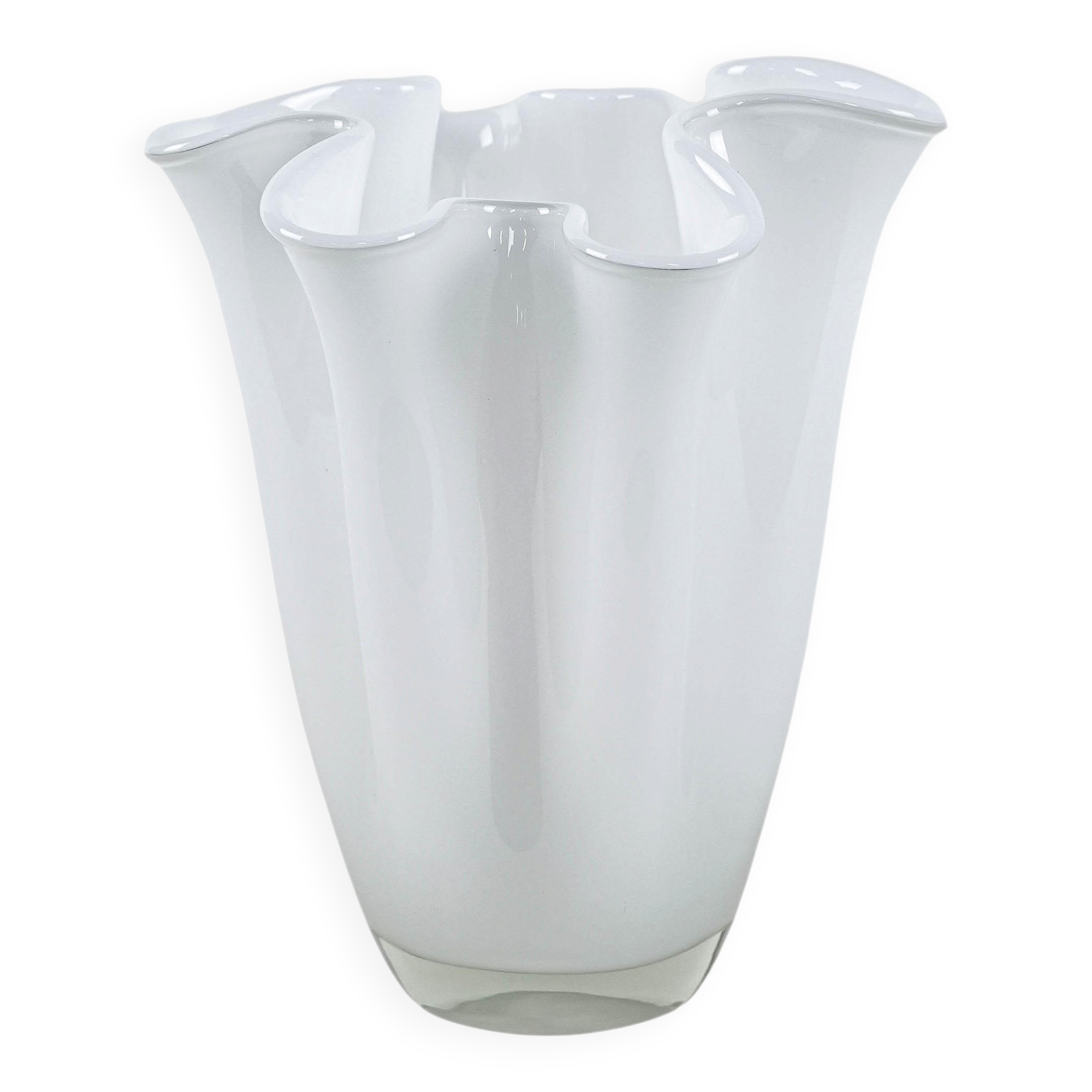 Glass vase, Danish design, 1970s, made in Denmark