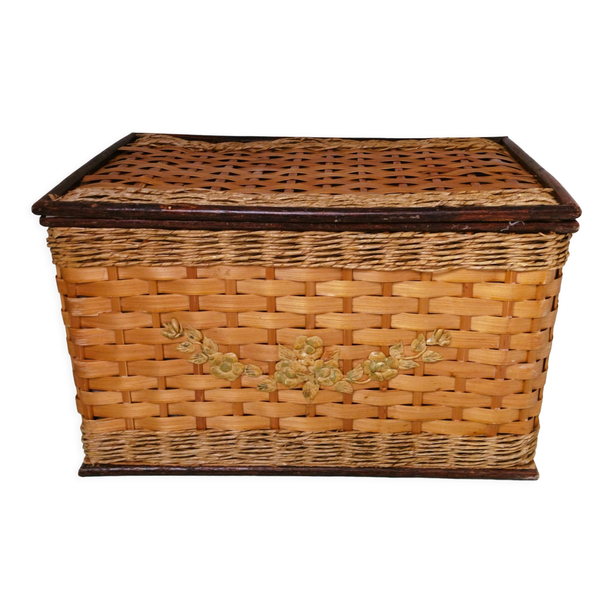 Rattan and wicker trunk