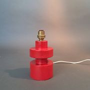 Lampe en bois moderniste 1940/1950.