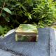 Onyx catchall from Pakistan, vintage 1960s box.