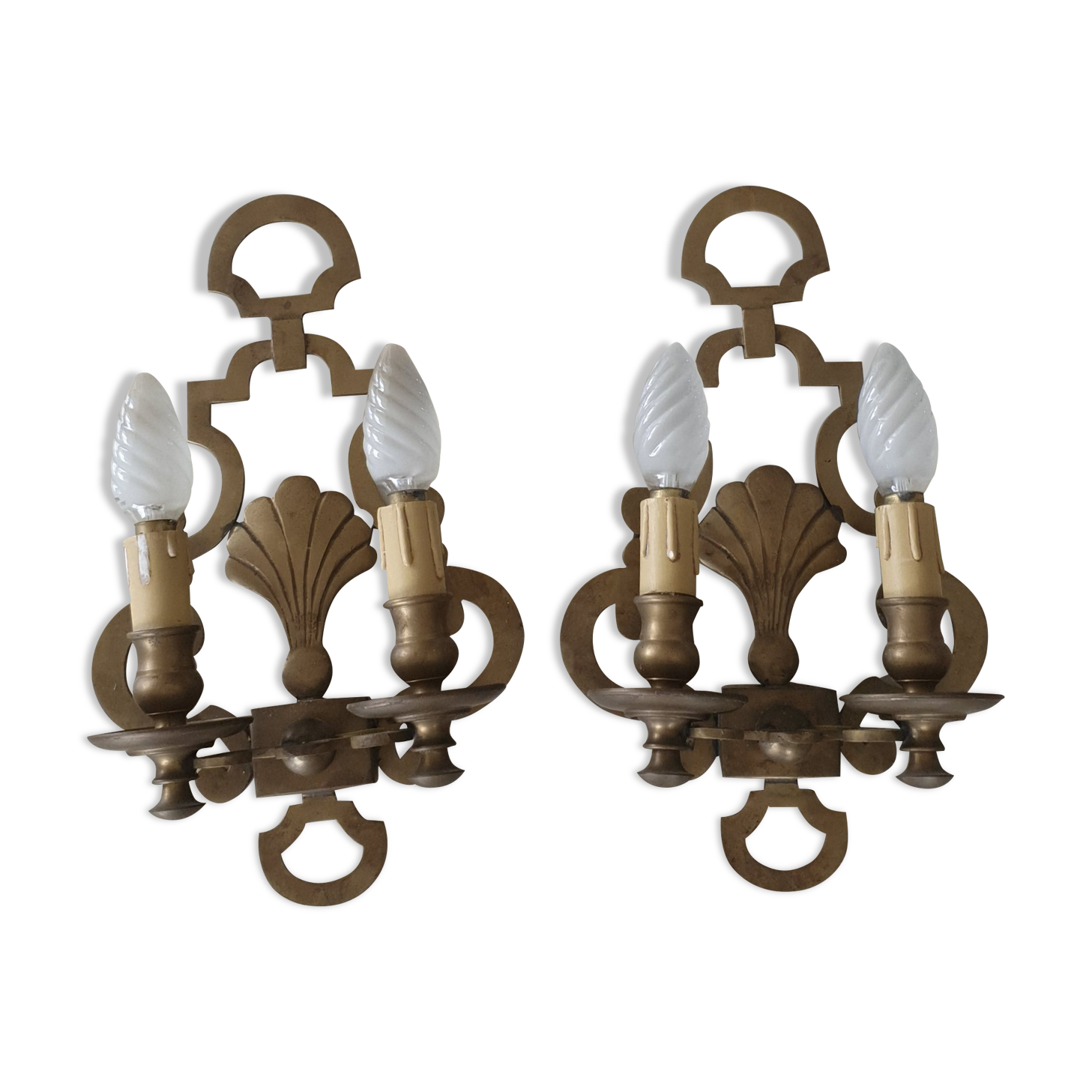 Paire d'appliques anciennes