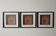 Triptyque Tableaux Vintage Art Optique - Victor Vasarely - 3 Cadres 40