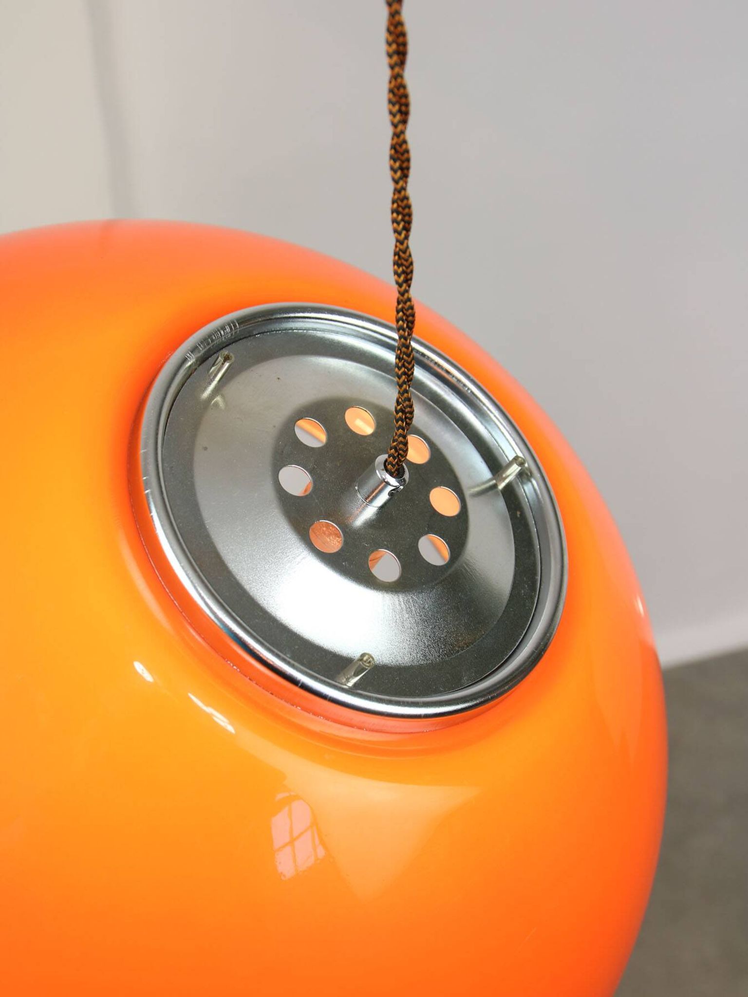 Lampe à Suspension Space Age Cabras par Luigi Massoni pour Guzzini, 1960s