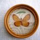 Plateau et sous-verres papillons