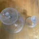 Salad bowl + 6 Ice Fruit Cups Mousse PAVEL PANEK Moulded Glass Vintage