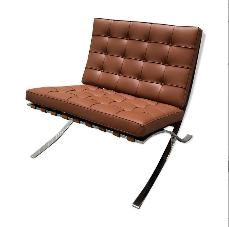 Fauteuil Barcelona de Mies van de Rohe pour Knoll