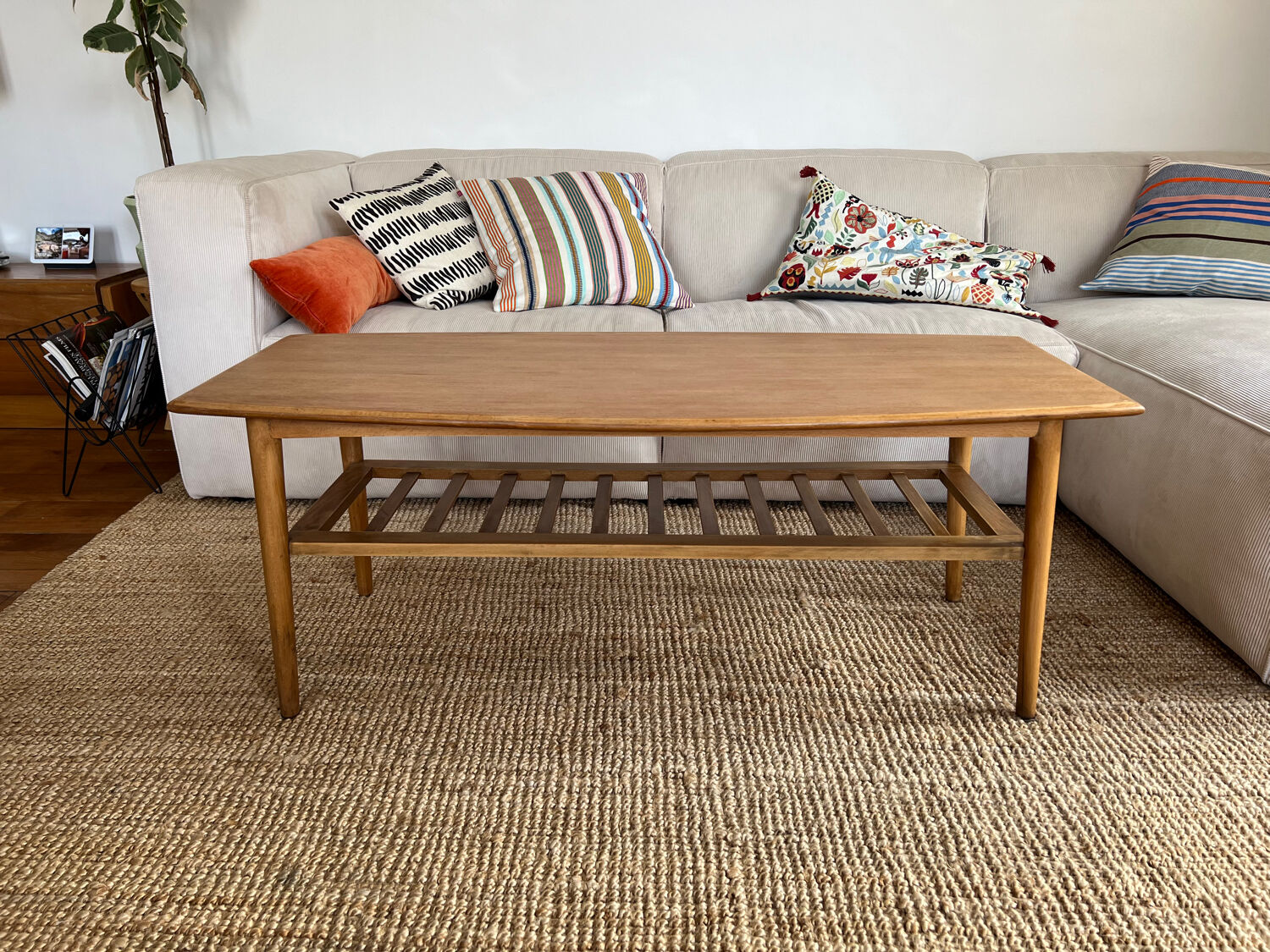 Danish teak coffee table from the 1950s