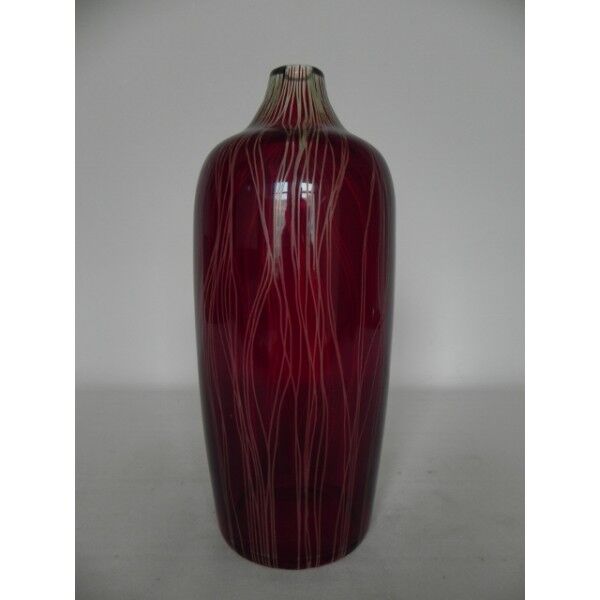 Vase vintage glass with small opening
