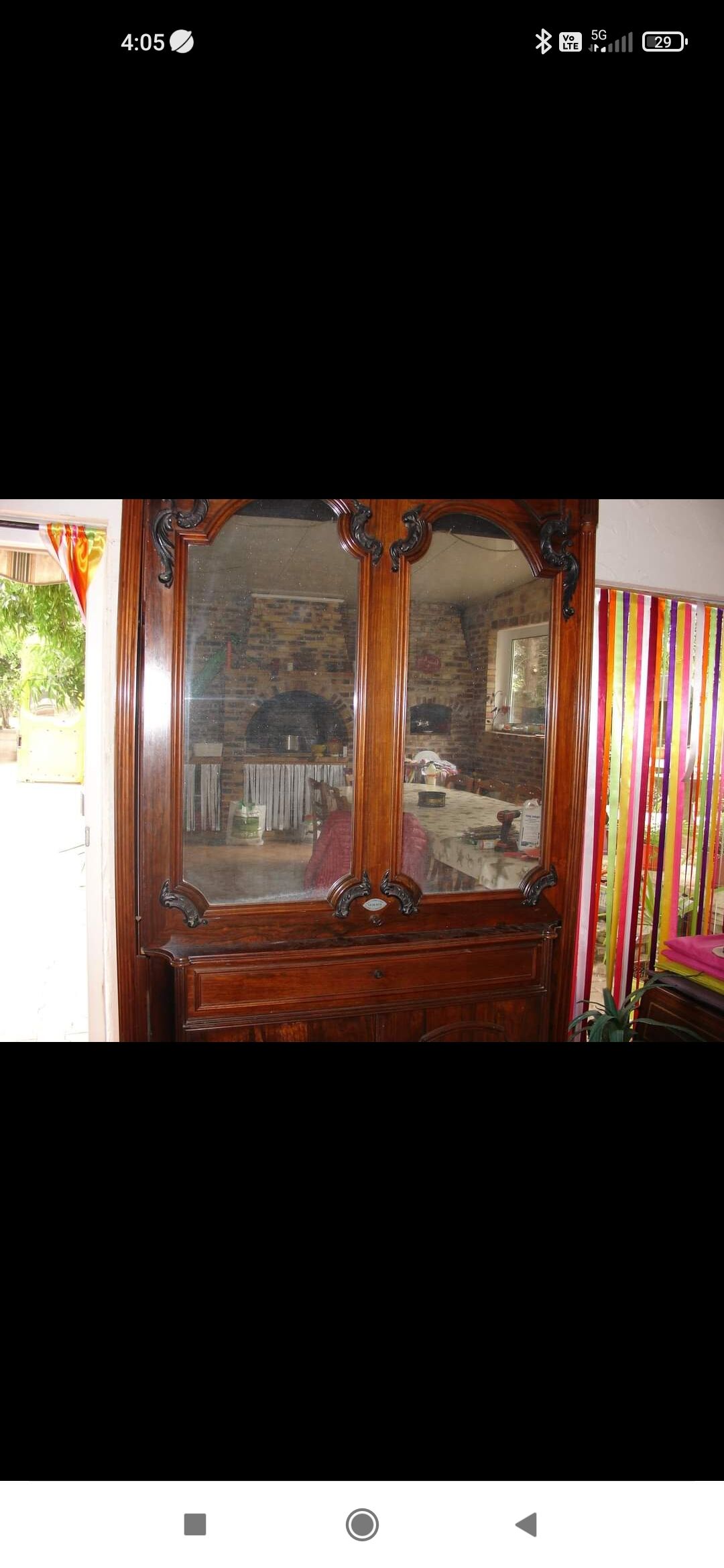 Armoire bonnetière transformable 1872 par Guiraud à Lyon