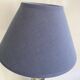 Ceramic lamp, new fabric cable, cotton lampshade.