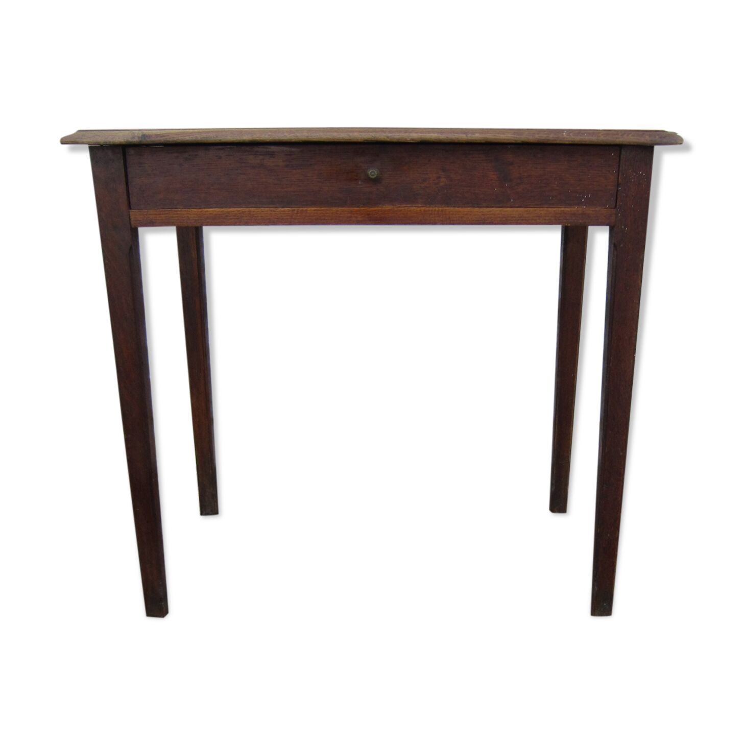 Wooden side table with drawer