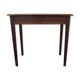 Wooden side table with drawer