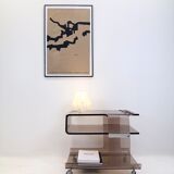 A plexiglass bar signed "Michel Dumas", 1970s.