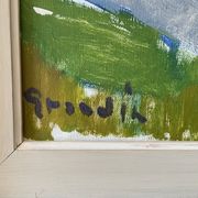 Svan Grandin (1906- 1982) Vintage Painting Landscape, signed