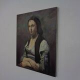 Fred Neumann After Jean Baptiste Camille Corot, The Woman with the Pearl, 1980s, Oil on Canvas