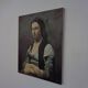 Fred Neumann After Jean Baptiste Camille Corot, The Woman with the Pearl, 1980s, Oil on Canvas