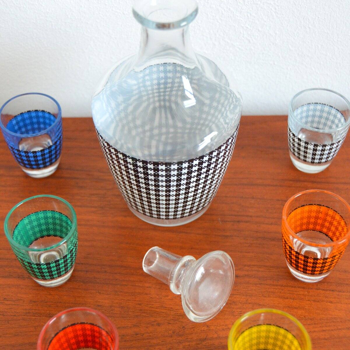 Vintage 1950s liqueur service