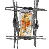 Pair of wall lights by Tom Ahlstrom & Hans Ehrlich, Sweden 1960