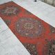 Vintage Turkish hallway rug 102x403 cm
