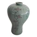Ancien vase ceramique coréen signé