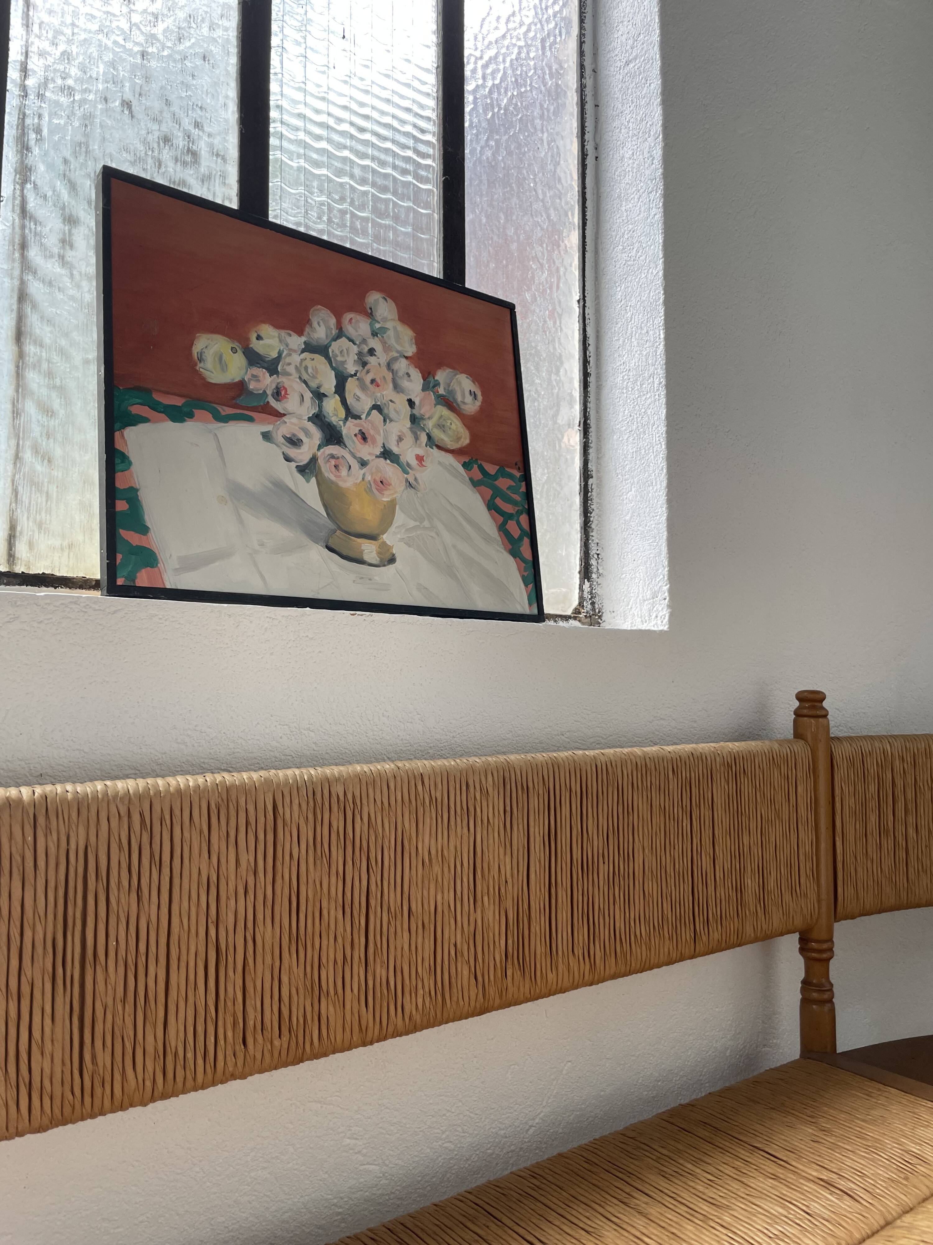 Oil painting flowers