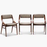Set of 3 skoczek chairs from the 60s.