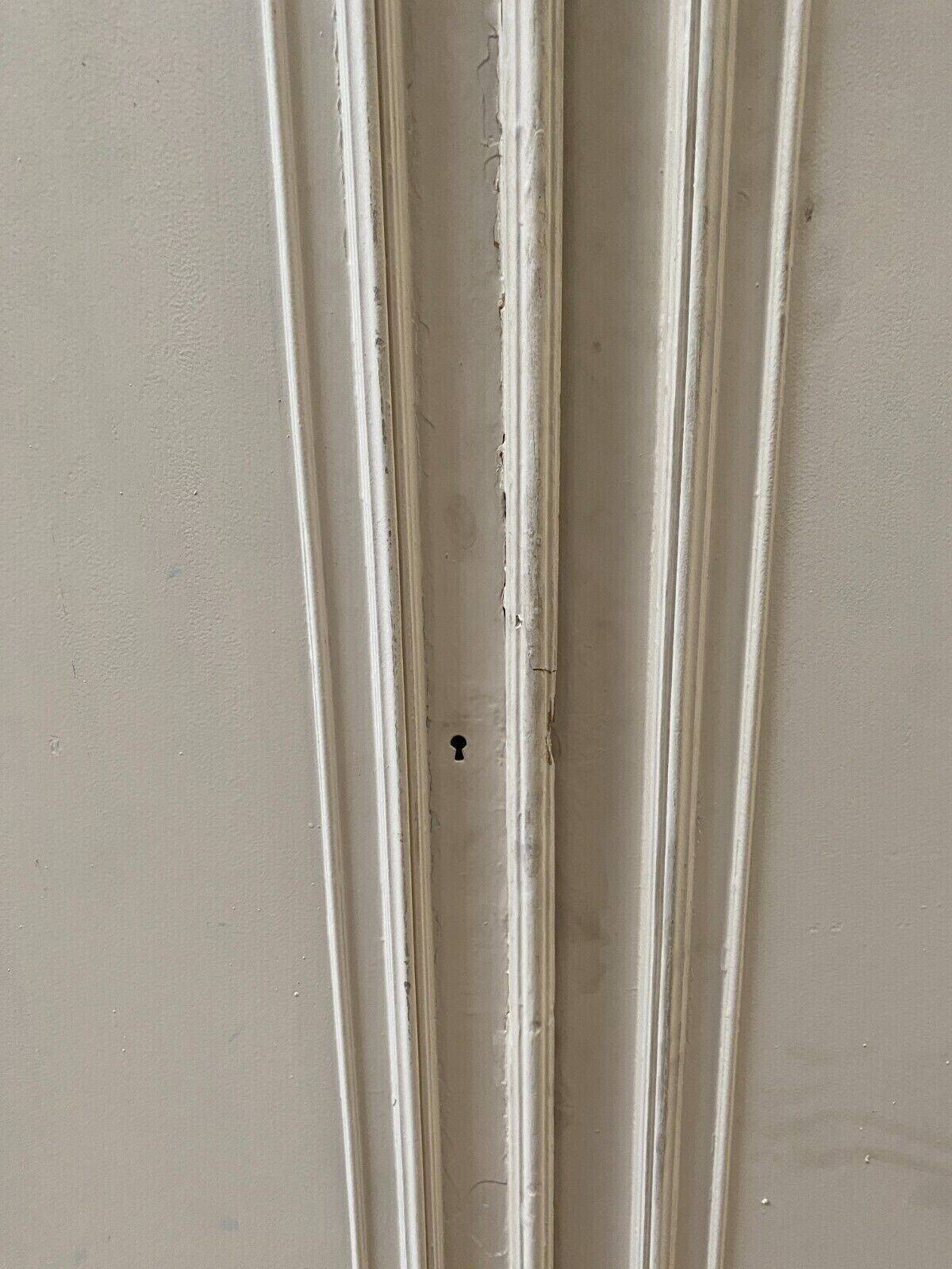 Front of cupboard with double molded doors 20th century Passage doors