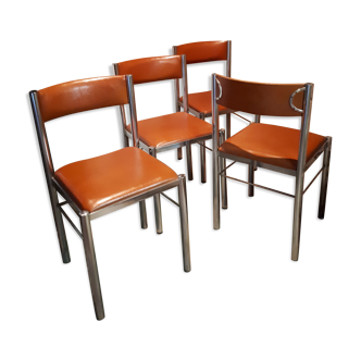 Lot de 4 chaises vintage