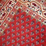 Vintage persian carpet seraband handmade 93cm x 162cm 1970s, 1c767