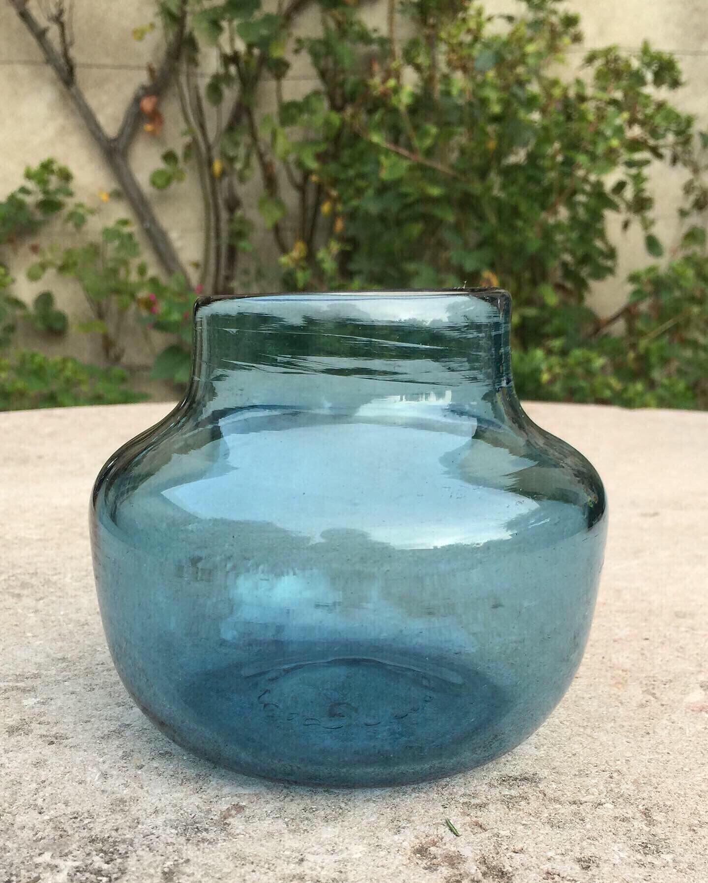 Claude Morin sky blue vase