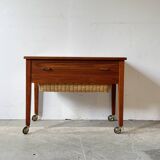 Mobile table/thread stand, Denmark 60s, vintage, mid-c modern