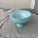 Mint green opaline globe for lamp or vintage kerosene lamp