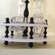 Table set 1900, 5 containers for oil, vinegar, condiments, Gien