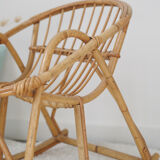 Rocking-chair child in rattan