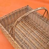 Rectangular basket centerpiece Woven wicker