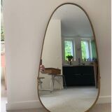 Brass mirror