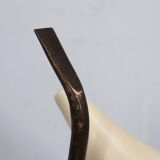 Oscar Torlasco for Lumen rare 1950s Italian table lamp in brass and marble