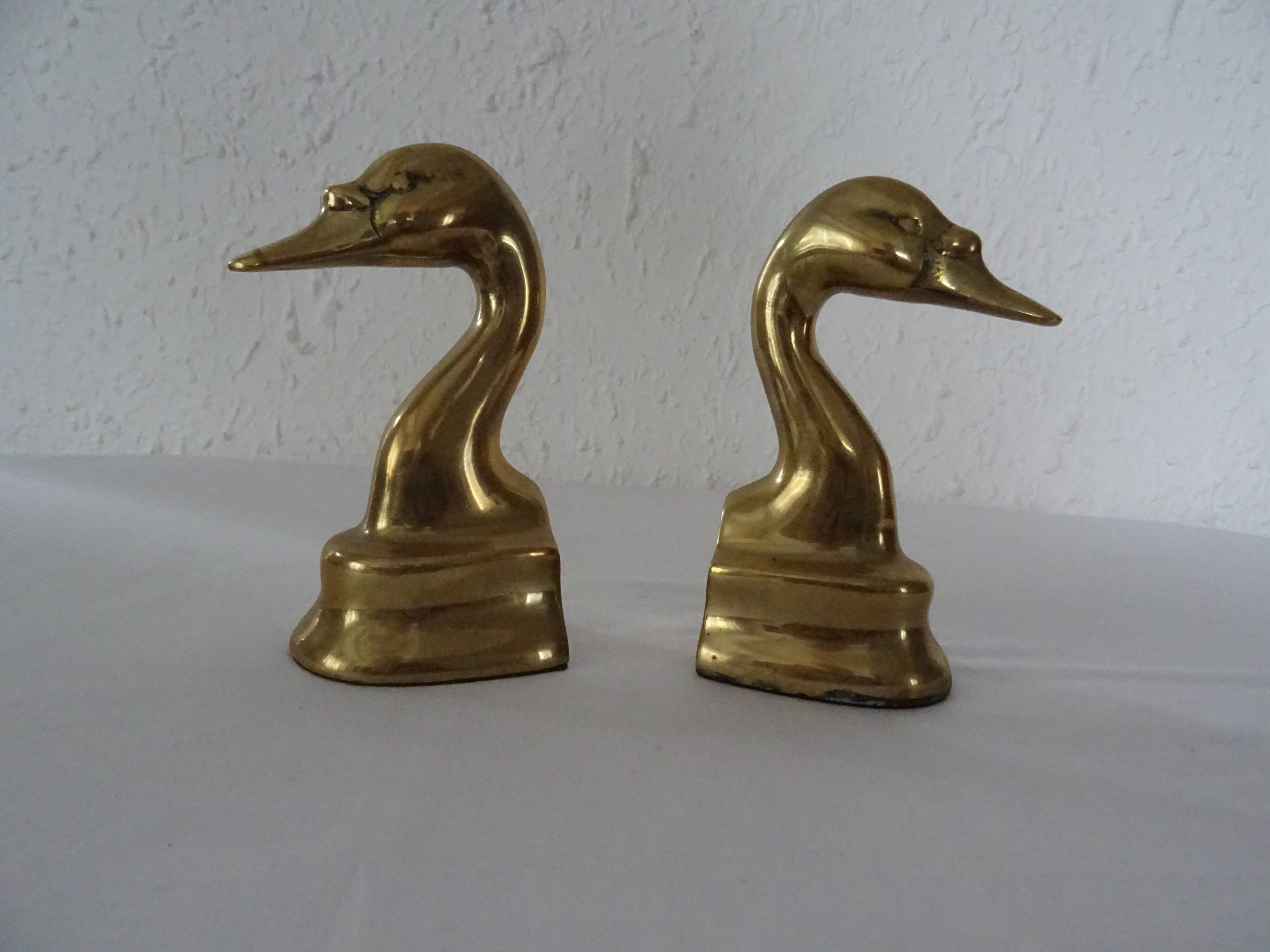 2 greenhouse animal books brass bronze duck