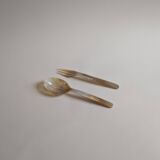 Horn serving cutlery