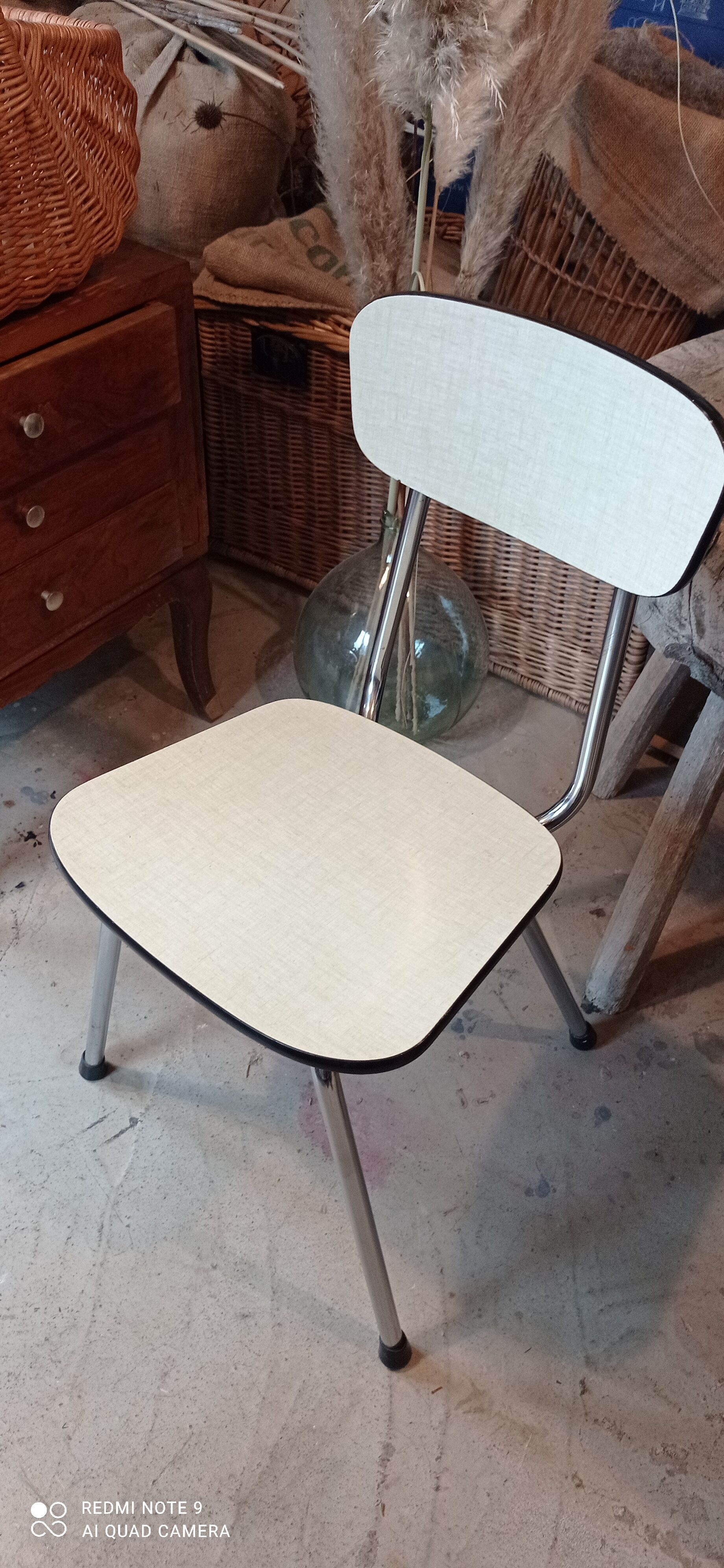 Formica water green chair