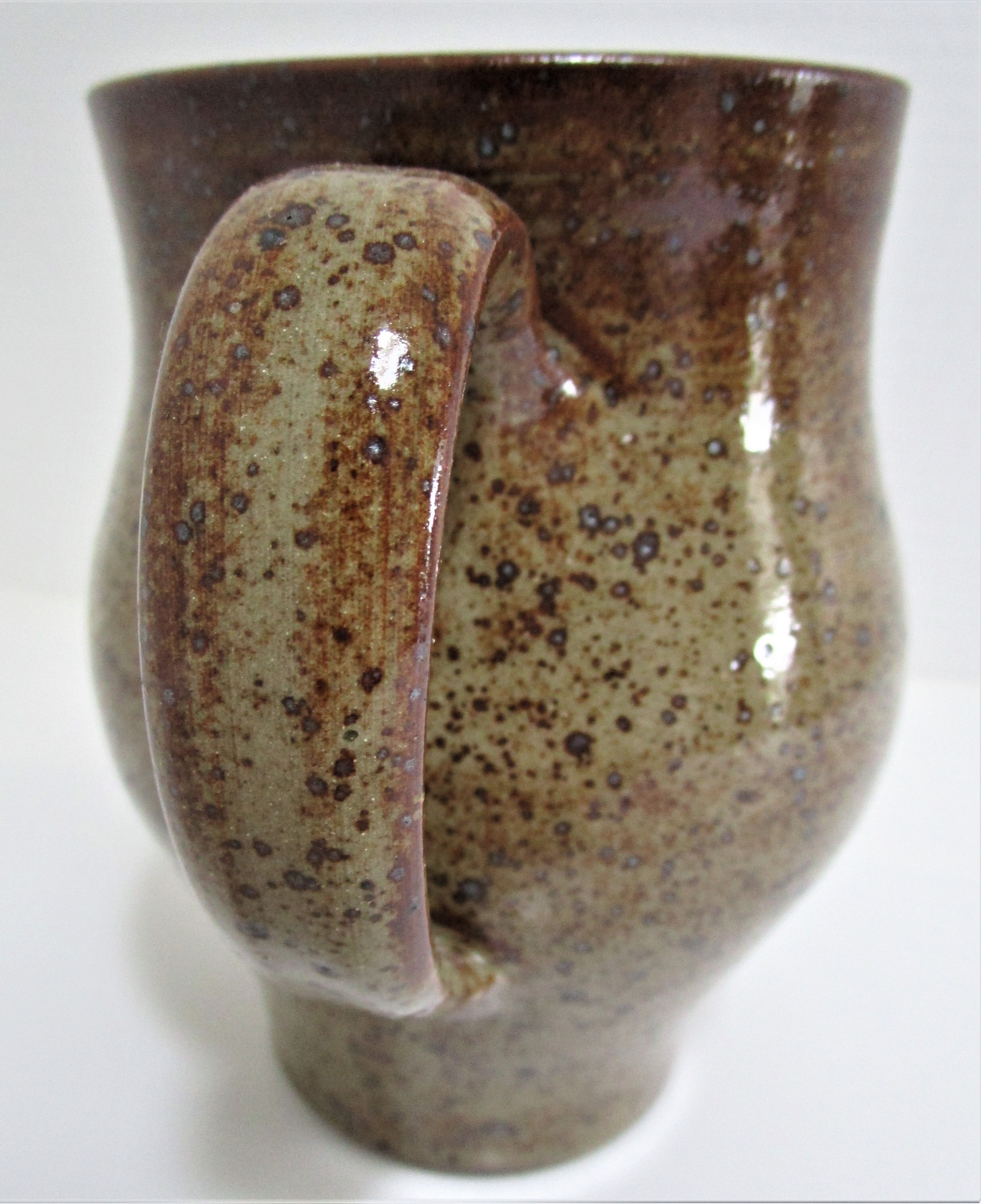 Vintage zoomorphic sandstone pitcher