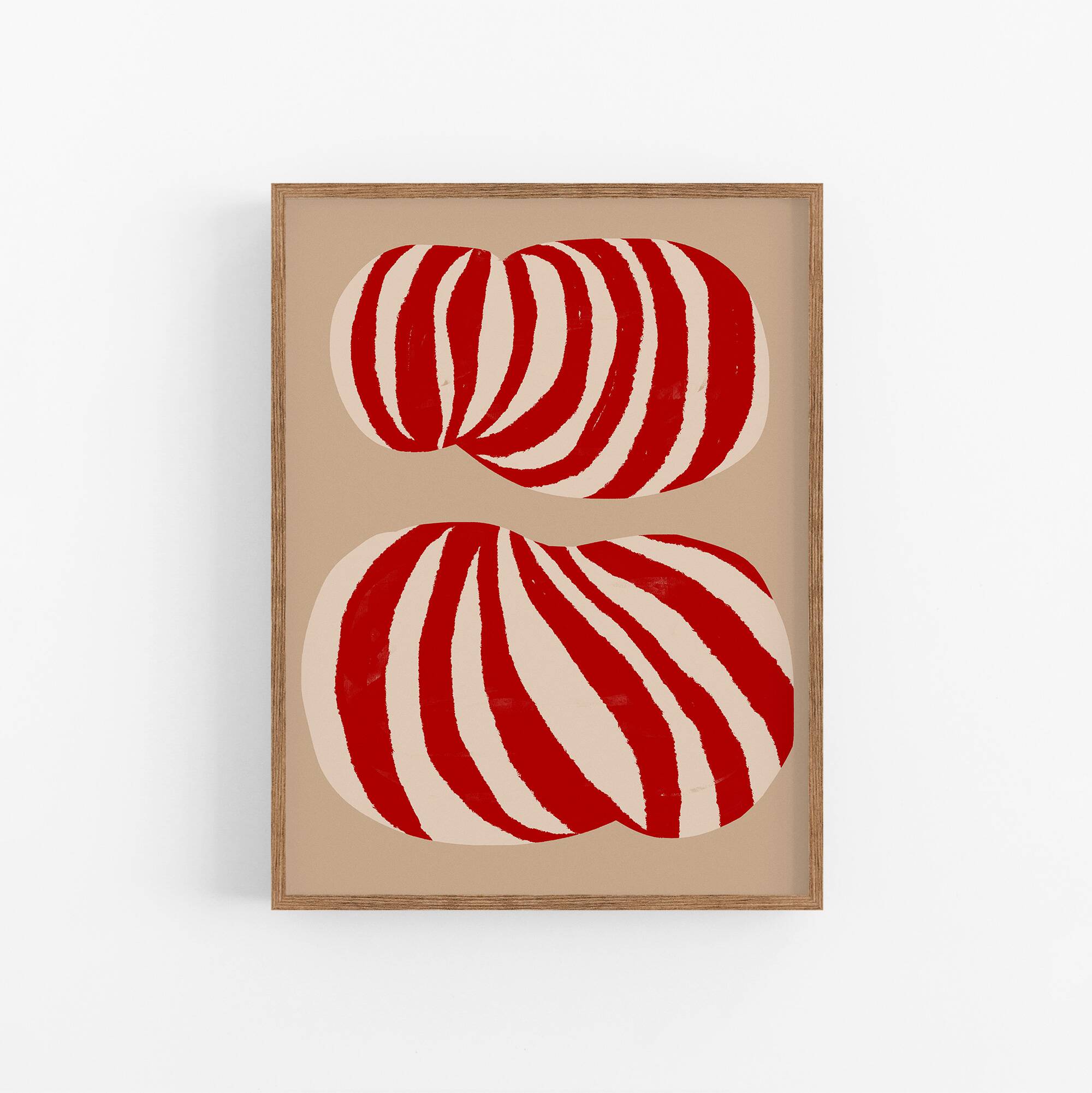 Abstract stripes giclee print, 50x70cm