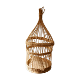 Cage oiseaux rotin et osier