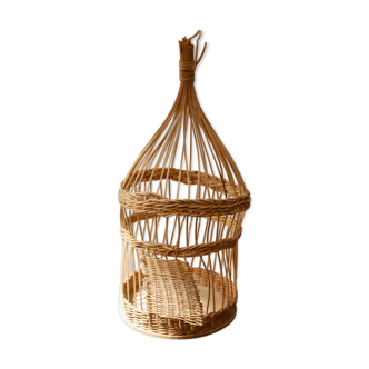 Cage rattan and wicker birds